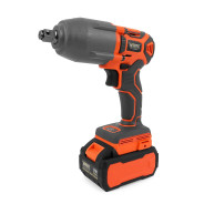 Аккумуляторный ударный гайковерт, 1/2, 20В, 2АКБ 4.0А/ч,  DCW6 1000Нм М24 4Ач...MESSER 05-41-064