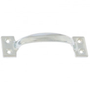 Ручка-скоба РС-120 цельнотянутая, цинк, 5шт.  Металлист 91594