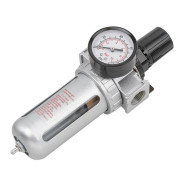 Фильтр-регулятор с индикатором давления 1/2"  FORCEKRAFT FK-AFR804