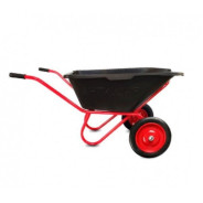 Тачка строительная 110 л 200 кг "Антиудар" двухколёсная с пневмоколесом TOR ... 1023978