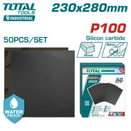 Шлифлисты 230X280 мм P100   (50 шт)TOTAL TAC010016
