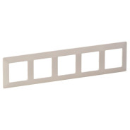 Рамка слоновая кость пятиместная верт/гориз, Valena Life  LEGRAND 754045
