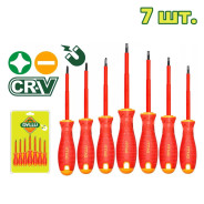 Набор диэлектрических отверток   (7 шт.)DYLLU DTSS7407