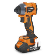 Винтоверт аккумуляторный, 1/4'', 21В, 2АКБ 2.5 А/ч, 250Нм, 0-1900/0-3300 об/мин,  DAEWOO ...Daewoo Power DAX 3021Li SET