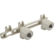 Колено ПП комб.под смеситель вн. 20х1/2", сер.  FV Plast AA255020012