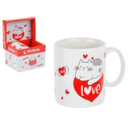 Кружка керамическая, в кор., 350 мл., CATS-1  PERFECTO LINEA 30-062601