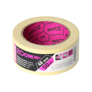 Лента малярная 48mmх50м Super glue, желтая  ZOOM 02-5-1-504