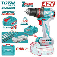 Дрель-шуруповерт ударная  TOTAL TIDLI426981