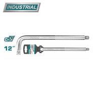 Вороток 1/2 " 300 мм угловой  TOTAL THLHD12121