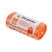 Мешки для мусора суперпрочные, 35 л, 50 шт. (Тип дна: звезда.)  ...PERFECTO LINEA 46-141020