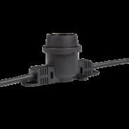 Гирлянда для освещения PBL-S20/L06+1,5 Black, E27, IP65 (На 20 ламп E27)  JAZZWAY 5040540