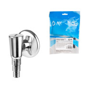 Сифон для стиральной машины наружный хром (Материал ABS)  ...AV Engineering AVE-APS1