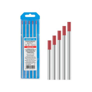 Электрод вольфрамовый красный WT-20, Ф 4.0 mm (набор 5 шт)   SOLARIS WM-4539