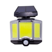 Светильник светодиодный на солнечной батарее с датчиком движения и пультом(COB66,6500К,t заряда 8ч,t...Forsage F-RK-SWB5080-PIR