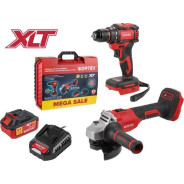 Набор аккум. инструмента шуруповерт + ушм SET в чем. ALL1 XLT SET (Аккум. дрель-шур. BD 2025 DLi + А...WORTEX 1329850