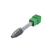 Шарошка коническая скругленная по металлу(? 6mm,? хвостовика 6mm), в пластиковом футляре  ...Rock FORCE RF-617F0618