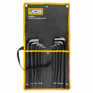 Ключи Г-образные 6-гранные длинные, набор 10пр. (6-8, 10-12, 14, 17, 19 22мм)  ...JCB JCB-5107L