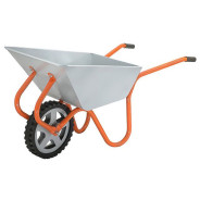 Тачка строительно-садовая  (120л, 240 кг, одноколесная, литая резина 380х70mm, вес 15 кг) (пр-во РБ)...KOM UNION ТССР-1