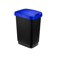 Контейнер для мусора ТВИН 25л (синий)  IDEA М2469
