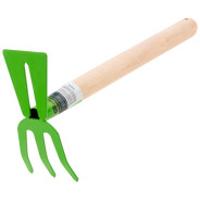 Мотыжка комбинированная, 75х380 мм, стальная, деревянная рукоятка  ...Сибртех 62341