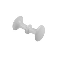 Ручка-кнопка пластмас. белая,  STARFIX SMP-50653-1