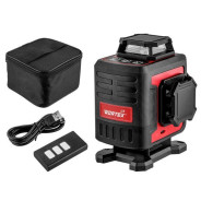 Нивелир лазерный линейный LX LL 0340-2 (4х360°, до 25 м, +/- 0.3 мм/м, зеленый)  ...WORTEX 1323751