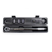 Ключ динамометрический щелчкового типа 40-210 Нм, 1/2" (головки 17, 19, 21 мм; удлинитель 125 м...Forsage F-6474470A