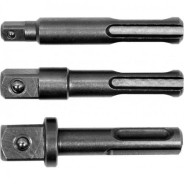 Переходники SDS+ под головки 1/4", 3/8" и 1/2" (3шт.)  YATO YT-04686