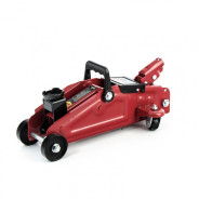 Домкрат гидравлический подкатной 2т (h min 140мм, h max 285мм) в пласт. кейсе  ...Sparta 510084