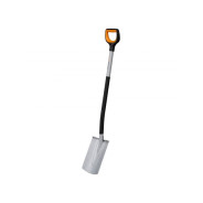 Лопата штыковая с закругленным лезвием Xact  (серая)  FISKARS 1066730