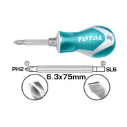 Отвертка 2 в 1  TOTAL THT250216