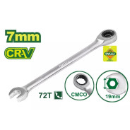 Ключ комбинированный с трещоткой 7 мм  DYLLU DTSA5107