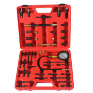 Манометр для измерения компрессии дизельного двигателя 0-70 bar с переходниками, набор 47пр.  ...H-D HD-73075