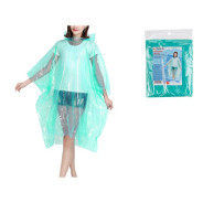 Дождевик-пончо, зеленый  PERFECTO LINEA 28-102004