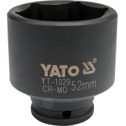 Головка торцевая ударная 1/2" 6гр. 52mm L78mm CrMo  YATO YT-1029