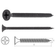 Саморез 3.5х45 mm для монтажа ГКЛ к металлу, фосфат (500 шт)  РМЗ SMC-96527-500