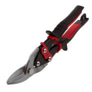 Ножницы по металлу "PIRANHA",250мм, прямой и левый рез, сталь-СrMo, двухкомп.рук-ки  ...Gross 78321