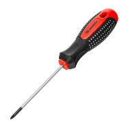 Отвертка Fusion, PZ0x75mm, CrV, 3к рукоятка "anti slip"  Matrix 11400