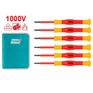 Набор отверток прецизионных диэлектрических   (6 шт)TOTAL THKIPSD0601