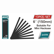 Полотно ножовочное 150 мм   (10 шт)TOTAL TMHSB1501