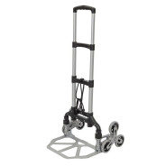 Тележка складная с телескопической ручкой и колесами на шарнирах для перемещения по неровным поверхн...Forsage F-106-6T