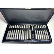 Головки-биты специальные TORX, HEX, SPLINE (набор 40пр.) CrV 55-62 HRS  ...H-D HD-66400