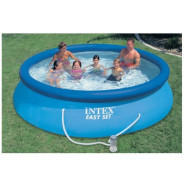Надувной бассейн Easy Set, 457х84 см + фильтр-насос 220 В, (от 6 лет)  ...INTEX 28158NP