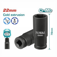 Торцевая головка удлиненная ударная 1/2 " 24 мм  TOTAL THDIS12241L