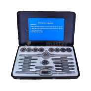 Набор метчиков и плашек метрический 20пр. (М3х0.5, М4х0.7, М5х0.8, М6х1, М7х1, М8х1.25, М10х1.5, М12...Forsage F-M020-1