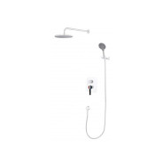 Душевая система (Lt) D35, серия Rose белый + черный, (Встраиваемый, Излива нет) a-five ...A-five A5-0957