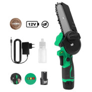 Пила цепная аккумуляторная, 12В, 2АКБ 1,5 А/ч,  ZITREK GreenSaw 12Zitrek 082-1859