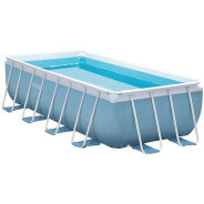 Каркасный бассейн Prism Frame, прямоугольный, 300х175х80 см + фильтр-насос 220 В, лестница (от 6 лет...INTEX 26784NP