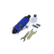 Пневмозачистная машинка с прорезиненной рукояткой(цанги:3мм,6мм, 25000об/мин, 128л/мин,6.3Bar,штуцер...Rock FORCE RF-RP7314