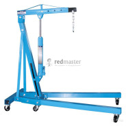 Кран для демонтожа двигателя 1т, Н=25-2000мм, складные ноги, 4колеса.  ...UNITRAUM UN31002